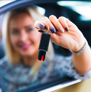 New Arrival Bear Mace Spray Carabiner Keychain Rechargeable Safety Multicolor Bling Spray Bottle Key <b>Ring</b> for Girl - Product Image 3