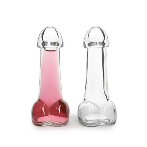Funny Genital Dick Penis Cocktail Glass Cup Mug Bottle Glass for Party Beer  Cup Interesting Cups Mug Bottle Party Decoration