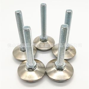 Patas Ajustables para Muebles Junyuewei, 35 mm de Diámetro, Almohadilla Elevadora con Tornillo, Hierro Plateado, Estilo Moderno y Simple - Product Image 5