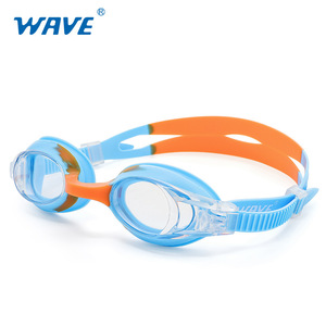 Gafas de natación WAVE para niños, de silicona, antivaho, con lente de policarbonato, máscara de natación de una pieza - Product Image 5