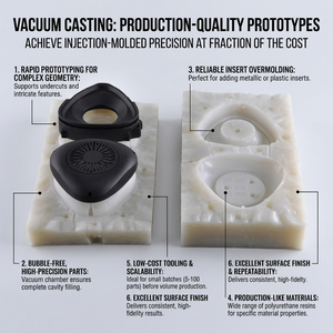 Fabrication professionnelle de prototypes rapides en uréthane de haute qualité en petites séries, moulage sous vide - Product Image 2
