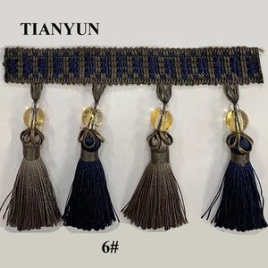 Frange Decorative in Poliestere di Alta Qualità, Produzione Diretta Tianyun, per Tende e Tessili per la Casa - Product Image 3