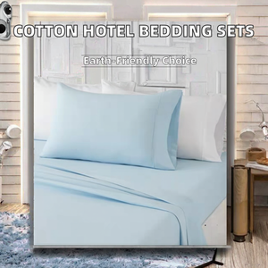 <span class=keywords><strong>Set</strong></span> Copripiumino in Cotone 100% Ecologico e Antibatterico (Misure Full/Queen/King) per Casa e Hotel, 300 Fili, Vendita all'Ingrosso - Product Image 2