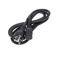 Cordon d'alimentation Cordtronic IEC C5 à 3 broches, rallonge secteur standard US pour ordinateur portable, en cuivre pur avec gaine SJT