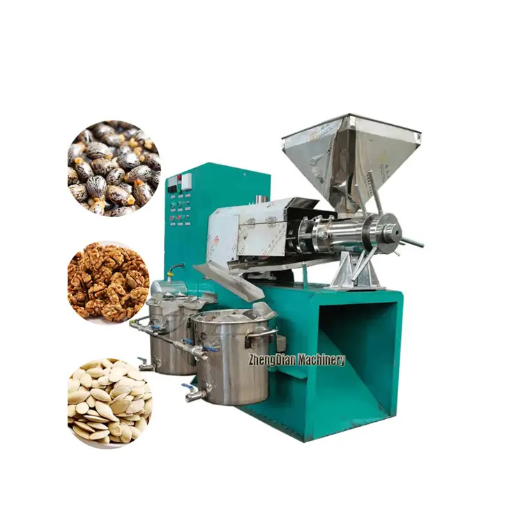 Sunflower oil press south africa /Cold screw oil press machine /Soybean oil making machine price in india