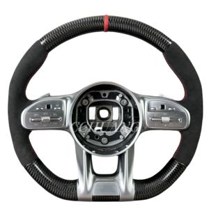 Adecuado para <span class=keywords><strong>mercedes</strong></span>-benz AMG CLK63 W212 S550 G500 GLA GLC GLE A/B/C/<span class=keywords><strong>E</strong></span>/S/G/clase volante de fibra de carbono mejorado personalizado - Product Image 1