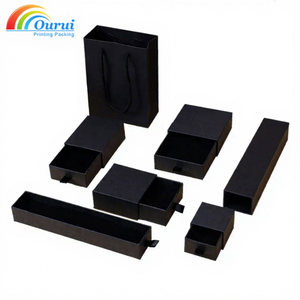 Factory Wholesale Custom Paper Jewelry Drawer <b>Box</b> For Ring Earring Bracelet Bangle Pendant Necklace <b>Cheap</b> Price Custom Logo - Product Image 5