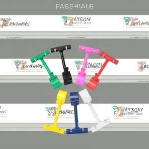 Étiquettes promotionnelles portables colorées en plastique transparent pour boissons, déchets, aliments, bonbons, vêtements, prix - Vente en gros - Product Image 2