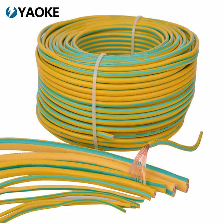 Earth Yellow Green Wire Copper Ground Earth Cable 35mm 50mm Electrical ...