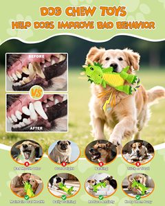 Jouet à mâcher pour animaux de compagnie en peluche Dragon, jouet à tirer en corde, jouet en peluche de coton résistant aux morsures pour chien, jeu intérieur/extérieur - Product Image 6