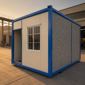 บ้านสำเร็จรูปโครงสร้างเหล็กติดตั้งรวดเร็วสำหรับที่พักอาศัยชั่วคราว - Product Image 1