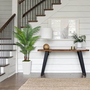 Faux <span class=keywords><strong>grand</strong></span> intérieur <span class=keywords><strong>extérieur</strong></span> cocotier <span class=keywords><strong>en</strong></span> <span class=keywords><strong>Pot</strong></span> artificiel grands palmiers tropicaux pour piscine Garage salon maison bureau décor - Product Image 5