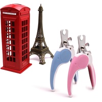 Coupe-ongles de sécurité grande taille CW5034 en acier inoxydable pour animaux de compagnie, ciseaux coupe-ongles pour chats et chiens, outil de toilettage