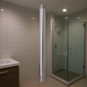 Bras de douche pour plafond, 20 cm, finition chromée, pour salle de bain - Product Image 3