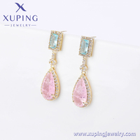 YSearring-1005 xuping-pendientes de cristal para mujer, joyería de importación de estilo europeo de china, fiesta de graduación, muestra gratis