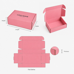 Cajas de Cartón Corrugado Personalizadas de Fábrica Propia, con Logotipo Impreso, Reciclables, para Envío, Caja de Regalo para Cosméticos, Ropa y Regalos - Product Image 2