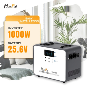 แบตสำรอง1kW ลิเธียมแบบพก<span class=keywords><strong>พา</strong></span>เต้าเสียบพลังงานแสงอาทิตย์220V AC สำหรับใช้ในบ้านตั้งแคมป์กลางแจ้ง - Product Image 1