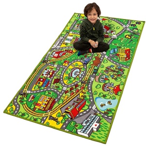 Children Educational Road Traffic Area <strong>Rugs</strong> for Bedroom Play Room and <strong>Nursery</strong> - Product Image 6