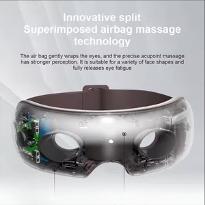 Venta al por mayor de vibración cuidado de los ojos masaje de ojos máscara 3D vibración con música Bluetooth masajeador de ojos - Product Image 3