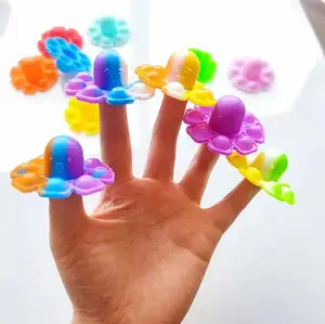New Octopus Buttons Toy Sensory Popping Bubble Push Silicone Pops Relieve Stress Fidget Toys for kids