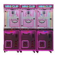 Nouvelle conception, vente chaude : Distributeur de mini-primes à monnayeur pour jeux d'arcade avec lumières LED et effets sonores