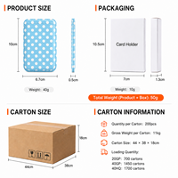 Portefeuille magnétique N52 personnalisé en cuir PU de qualité supérieure, motif DIY, support magnétique pour cartes de téléphone, étui à clipser