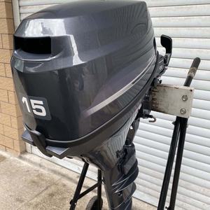 Motor fueraborda <span class=keywords><strong>F15</strong></span> de 15 HP y 4 tiempos, motor marino de 323 cc refrigerado por agua, motor fueraborda de gasolina para botes inflables de pesca - Product Image 2