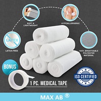 Pansement en gaze stérile en coton médical PBT pour le soin des plaies, bandage pour les mains, pansement pour les chevilles, les genoux