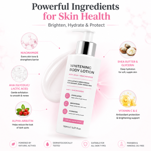 <span class=keywords><strong>Crème</strong></span> hydratante pour la <span class=keywords><strong>peau</strong></span>, les mains, les jambes, éclaircissant, blanchissant, correcteur de points noirs, lotion pour le corps avec AHA Niacinamide - Product Image 3