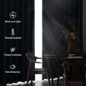 ARODDY <span class=keywords><strong>tende</strong></span> oscuranti in tessuto lungo 175cm grigio bianco nero camera da letto <span class=keywords><strong>tende</strong></span> oscuranti <span class=keywords><strong>e</strong></span> Set di aste per finestra - Product Image 3