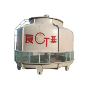 Hot Sale China Factory Industrial 10T To 100T Bottle Shape Counterflow Frp Induced Draft Round Cooling Tower