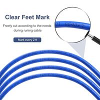 Kabel LAN Outdoor Cat6 S/FTP 4pr dengan Jaket PVC/PE/LSZH Panjang Dapat Disesuaikan