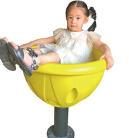 Chaise gyroscopique pivotante 360 pour enfants, chaise rotative sensorielle d'extérieur, chaise rotative antidérapante pour sports