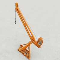 Mini-grue électrique 220V, nouvelle grue mobile compacte pour usage domestique et extérieur, idéale pour le levage de céréales et de briques.