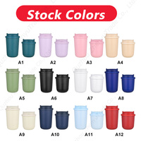 Mug isotherme à couvercle rabattable 500 ml en acier inoxydable, gobelet portable, maintien de la chaleur et du froid, possibilité d'ajouter un logo personnalisé