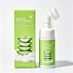 <span class=keywords><strong>Espuma</strong></span> <span class=keywords><strong>Limpiadora</strong></span> Facial Suave con Aminoácidos de Aloe Vera, Control de Grasa en los Poros, Hidratante, Calmante, para Piel Sensible, OEM - Product Image 1
