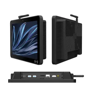 2024 écran tactile pc ip67 étanche mini pc sans ventilateur écran tactile pc tout en un NFC android 11.0 moniteur à écran tactile