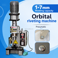 Machine à riveter orbitale pneumatique d'atelier 10kN pour rivets pleins