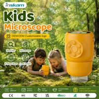 Christmas Gift Inskam 393 Kids Mini Microscope 2MP Digital Microscope for Children Curious Minds