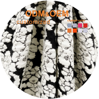 Tissu tricoté double face anti-boulochage de haute qualité 300 g/m² à motifs floraux, spécial textile de maison tendance