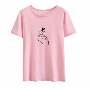 Camiseta de manga corta para mujer, camisa de 100% cm - Product Image 1