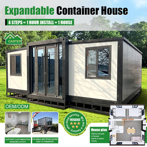 Casa Container Prefabbricata Espandibile in Acciaio da 40 Piedi con Pareti in Pannelli Sandwich, <span class=keywords><strong>Design</strong></span> Moderno per Uso Agricolo - Product Image 5