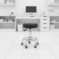 Tabouret roulant de siège rond réglable de chaise de bureau médical pour le CY-H828 de chirurgien de dentiste