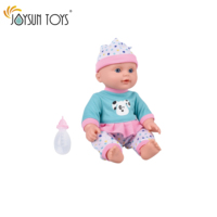 Poupée de 12 pouces Meilleure poupée bébé pour les premiers pas Corps souple lesté avec 6 sons pour fille