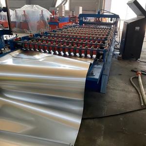 Vật Liệu Xây Dựng <span class=keywords><strong>Glazed</strong></span> Tile Roll <span class=keywords><strong>Forming</strong></span> <span class=keywords><strong>Machine</strong></span> Máy Làm Ngói Lợp Kim Loại - Product Image 6