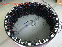 Écran LED flexible intérieur/extérieur 500x500 P3.9 P2.9 P2.6, mur vidéo LED incurvé à louer, module souple facile à assembler pour scène événementielle