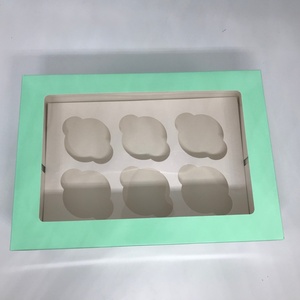 Wholesale Transparent Cupcake <b>Boxes</b> With Inserts <b>Bakery</b> <b>Boxes</b> Cupcake Box - Product Image 2