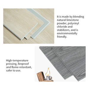 Planches de vinyle de luxe imperméables, revêtement de sol en vinyle moderne pour salle de bain, motifs de <span class=keywords><strong>parquet</strong></span> en chêne pour la décoration intérieure, revêtement de sol SPC à clic - Product Image 3