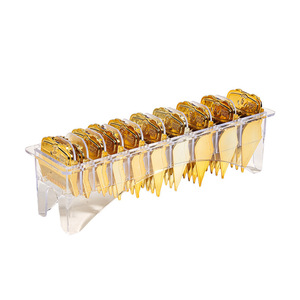 Ensemble de 10 embouts de coupe dorés pour tondeuses électriques, longueurs réglables, outils de coiffure - Product Image 5