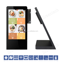 Lecteur multimédia LCD à écran tactile de 15,6 pouces, affichage publicitaire, tablette Android, kiosque, support de comptoir, signalisation numérique